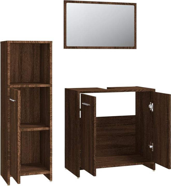 Actual product image VidaXL 3-tlg. Badmöbel-Set