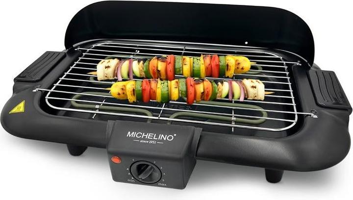 Image du produit Michelino Gril de table Gril électrique Gril BBQ Plaque de cuisson Gril de table (2 kW)