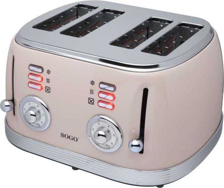 Actual product image Sogo 4 Slice Toaster Eternal Retro Series