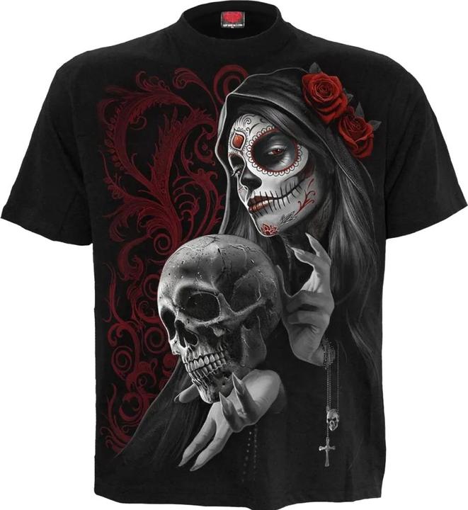 Actual product image Spiral Unisex Adult Love Is Dead T-Shirt (L)