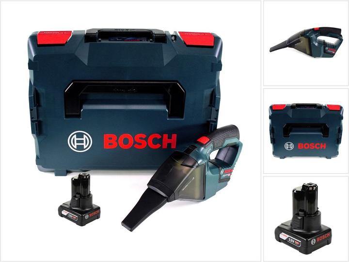 Produktbild Bosch Hausgeräte Bosch GAS 12V Professional Akku Staubsauger 12 V 0,35 l + 1x Akku 6,0 Ah + L-Boxx - ohne Ladegerät