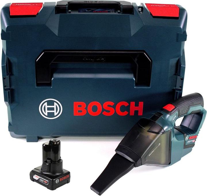 Produktbild Bosch Hausgeräte Bosch GAS 12V Professional Akku Staubsauger 12 V 0,35 l + 1x Akku 6,0 Ah + L-Boxx - ohne Ladegerät