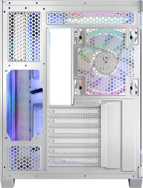Produktbild Modecom Obudowa Volcano Panorama Apex ARGB 7F biała (AT-PANORAMA-7F-ARGB-20-000000-0002) (mATX, ITX, ATX)