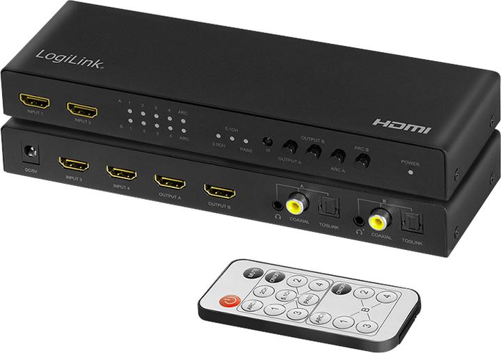 Actual product image LogiLink HDMI Matrix Switch