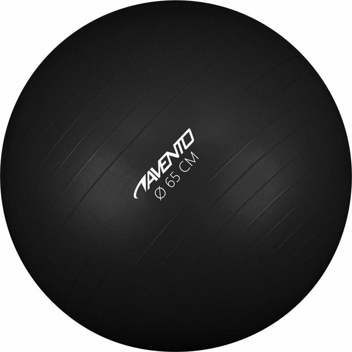 Image du produit Avento gymnastic ball, black, 65cm in diameter (65 cm)