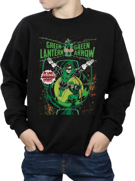 Image du produit - Sweat GREEN LANTERN ARROW COVER - Garçon (140, 146)