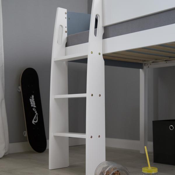 Immagine prodotto Homestyle4u Letto a soppalco Letto da gioco Letto per bambini con scala (90 x 200 cm)