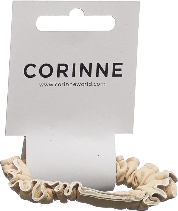 Actual product image Corinne World - Vegan Scrunchie Narrow Cream (Hair tie)