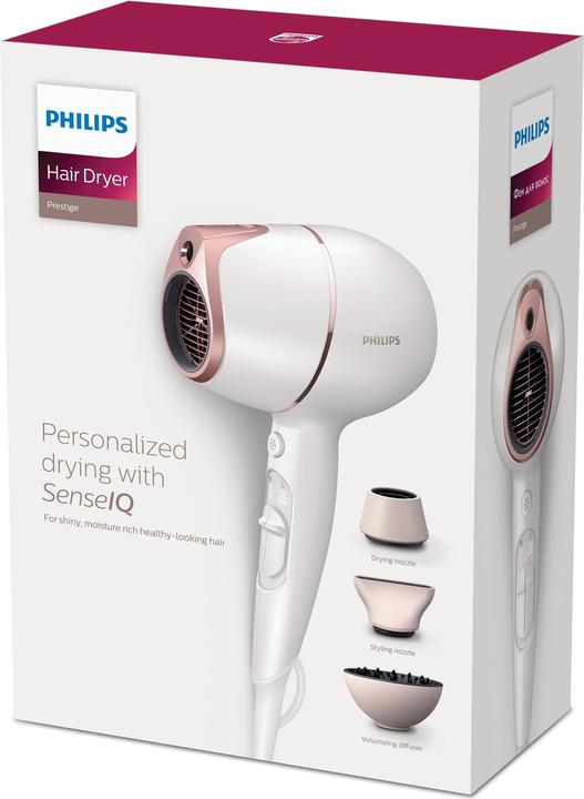 Actual product image Philips Personalized technology, hair dryer with infrared sensor