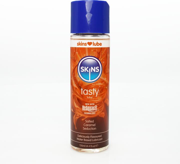 Actual product image Skins Tasty" Salted Caramel Seduction 130ml Natural Flavoured Lube (130 ml)