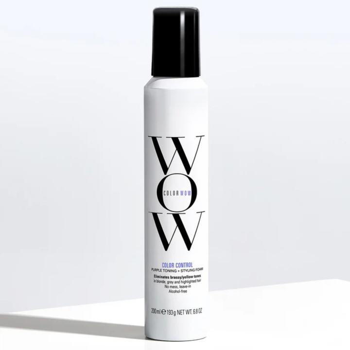 Immagine prodotto Color Wow Colour Control Purple Toning + Styling Foam (ond hair) - Schiuma colorante per lo styling - 200ml (200 ml, Agente schiumogeno)