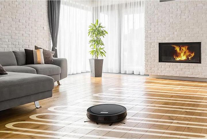 Actual product image Sichler WLAN vacuum cleaner robot, dry wipe function, HEPA, 2.500 mAh, App (Vacuum mopping robot)