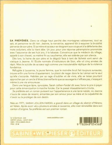 Immagine prodotto Sa préférée (Francese, Jollien-Fardel Sarah, 2022)