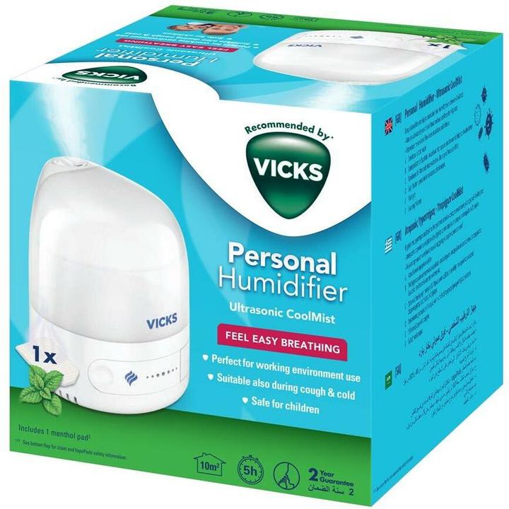 Produktbild Vicks Kaltluft Ultraschall-Luftbefeuchter VUL510E4 (10 m²)