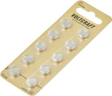 Image du produit Voltcraft AG10 Knopfzelle LR 1130 (10 pcs, AG10, 75 mAh)