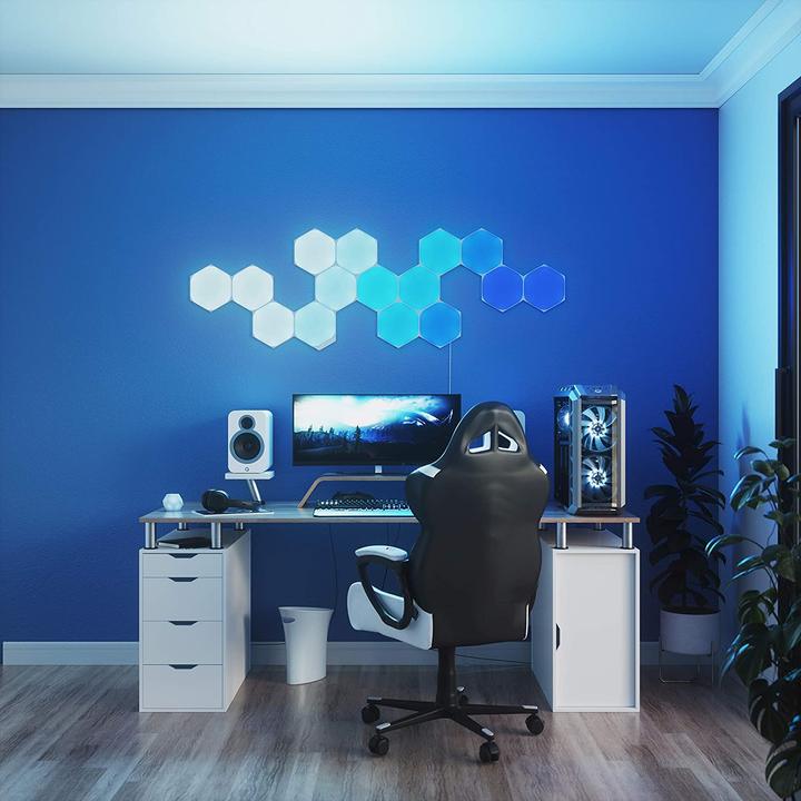 Actual product image Nanoleaf Shapes Hexagons Starter Kit (15x) (100 lm)