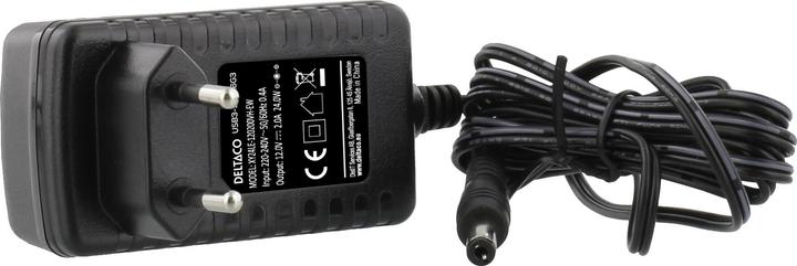 Actual product image Deltaco usb 3.0 to sata 6gb/s adapter for 2.5/3.5 hdd black