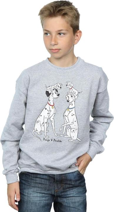 Image du produit Disney - Sweat DALMATIANS CLASSIC PONGO AND PERDITA - Garçon (140, 146)