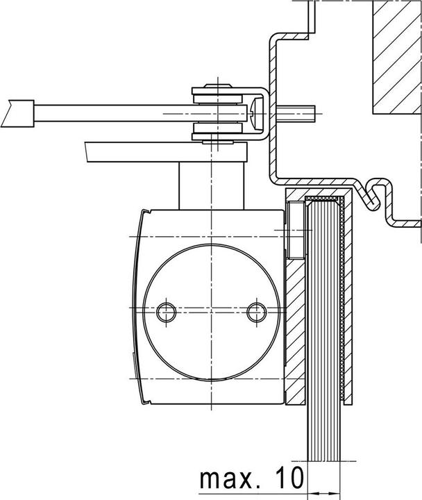 Produktbild Geze Glasklemmschuh zu Türschliesser TS 3000 und TS 2000 NV (Zimmertür, Eingangstür, Holztür, Balkontür, Indoor)