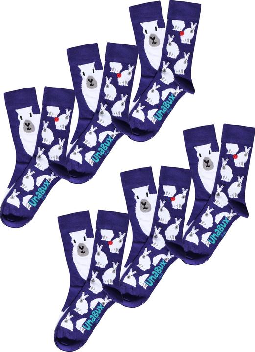 Actual product image Unabux Leisure socks GRUMBLE IN THE JUNGLE (pack of 6, 37 - 40)