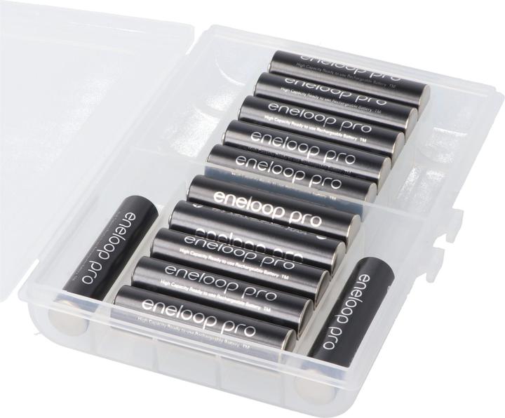 Actual product image AccuCell Battery eneloop pro, AAA Micro, 500 charging cycles, low self-discharge, with Box (1 pcs., AAA, 930 mAh)