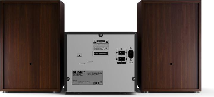 Image du produit Sharp XL-B512(BR) Système stéréo domestique Microsystème audio domestique (Bluetooth, Lecteur de CD, 2x 22 W)