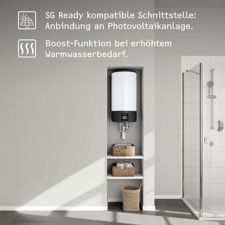 Produktbild Stiebel Eltron EW-V ECO 36 l, Elektro Warmwasserspeicher, LC-Display, beste Energieklasse A, druckfest