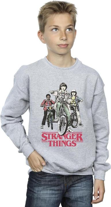 Immagine prodotto Netflix Stranger Things Retro Bikers Felpa Ragazzi (152, 158)