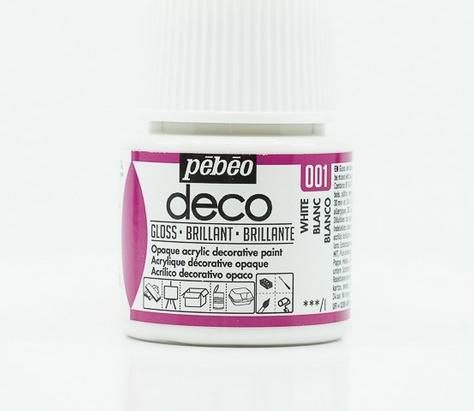 Immagine prodotto Pebeo Deco Colore acrilica lucida (Bianco, 45 ml)