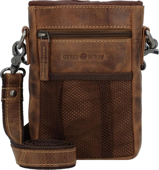 Actual product image Greenburry Vintage Mini Bag Umhängetasche Leder 13 cm