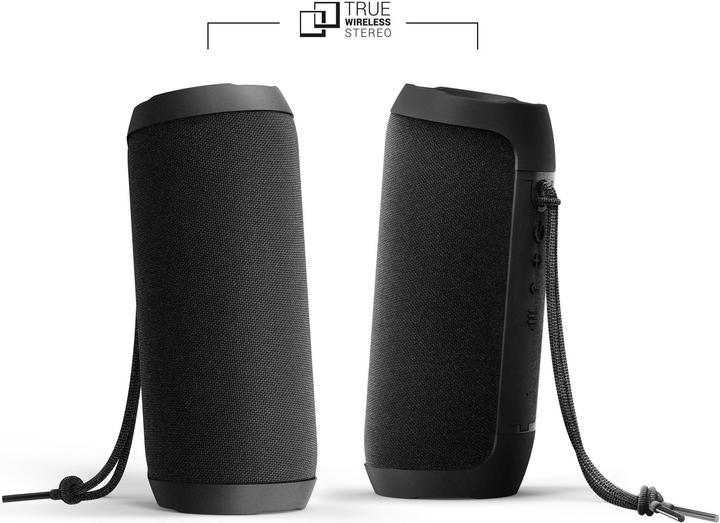 Actual product image Energy Sistem Urban Box 2 Portable Stereo Speaker Black 10W (12 h, Rechargeable battery operated)