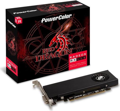 Produktbild Powercolor Dragon AXRX 550 4GBD5-HLE Grafikkarte AMD Radeon RX 550 GDDR5 (4 GB)