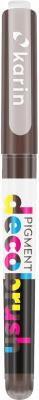 Actual product image Karin PIGMENT DECO BRUSH - Brush Marker (sepia 477U, 4 x)