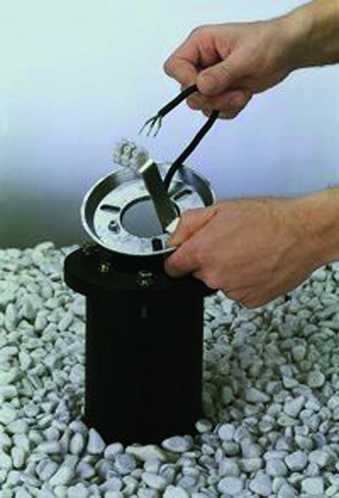 Actual product image Albert Leuchten Cylinder and cuboid recessed base for bollard luminaire
