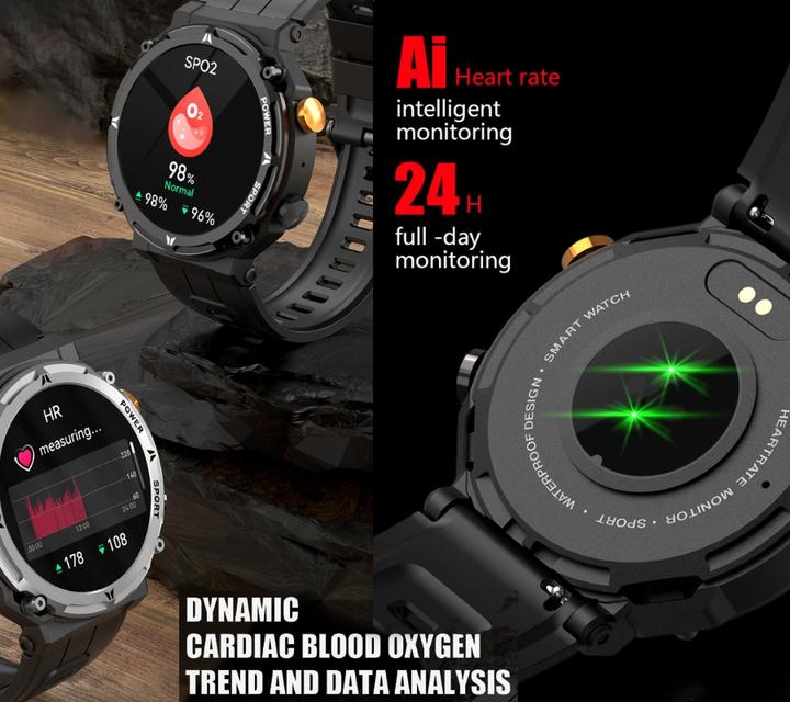 Actual product image Herren-Smartwatch RNCF25-1 SCHWARZ