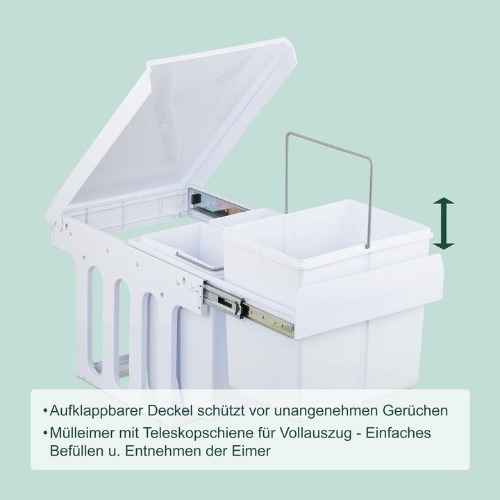 Produktbild Relaxdays Einbaumülleimer (15 l)