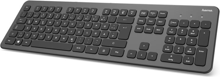 Actual product image Hama KW-700 Keyboard RF Wireless QWERTY German Anthracite (DE, Cable, Wireless)