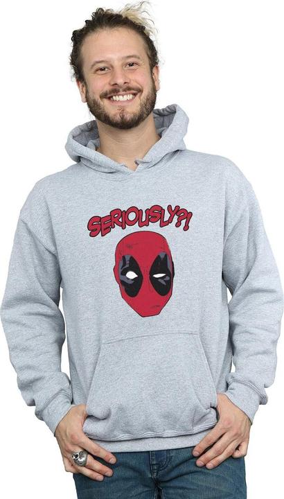 Actual product image Mens Deadpool Seriously Hoodie (XXL)