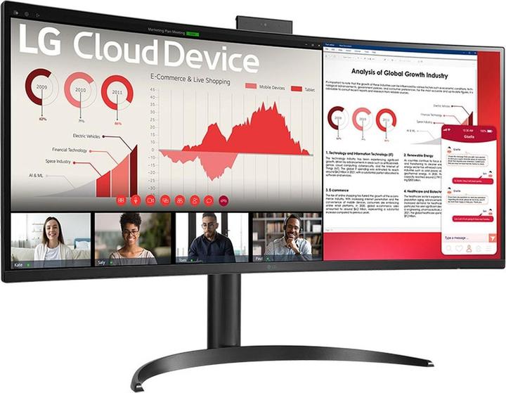 Produktbild LG 34" 34CR651W-BP (Intel Pentium N6005, 8 GB, 256 GB, Intel UHD Graphics)