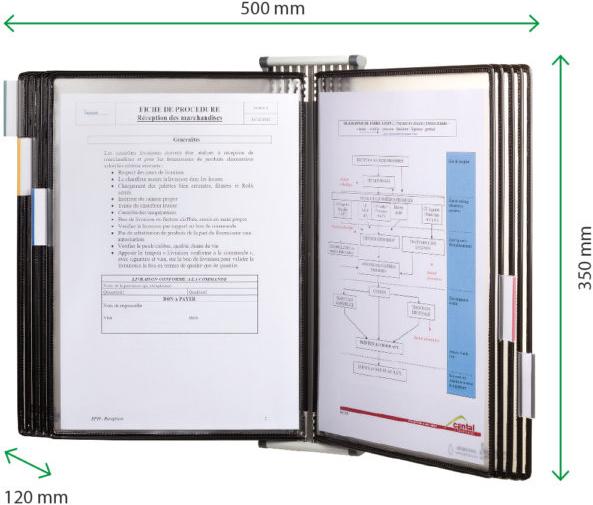Immagine prodotto Tarifold 414502 Espositore per documenti a carosello da parete (A4, 1 x)