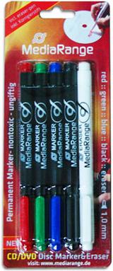 MediaRange MR704 Marker (Mehrfarbig, 0.70 mm, 5 x)