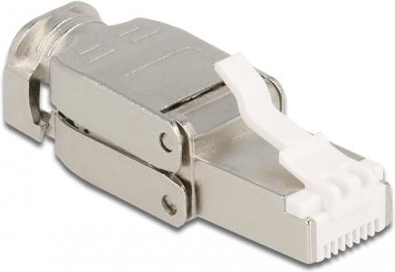 Produktbild Delock RJ45 Stecker Cat.6A STP werkzeugfrei (Netzwerkkabel Stecker)