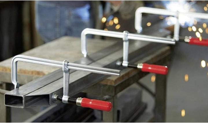 Immagine prodotto Bessey Morsetto a vite interamente in acciaio classificabile (400 mm)