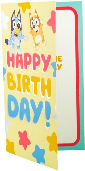 Produktbild Bluey Geburtstagskarte Let's Have Fun Papier (1 Stk.)