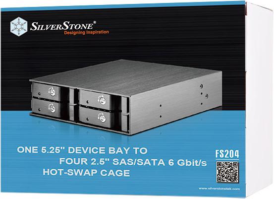 Image du produit Silverstone FS204 Boîtier pour lecteurs de mémoire
