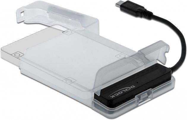 Actual product image Delock USB Type-C to SATA Converter with 2.5" Protection Cover (2.5")