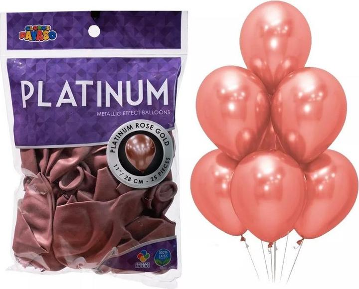 Immagine prodotto Globos Europe Payaso Platinum Lattice Metallica Palloncini Misura Confezione 100