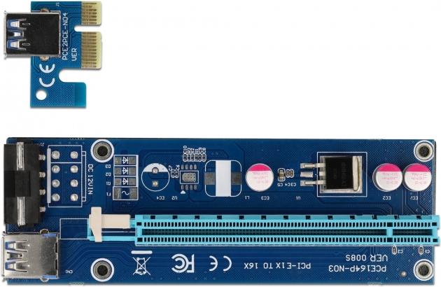 Actual product image Delock 41430 Interface Card/Adapter Built-in PCIe, USB 3.2 Gen 1 (3.1 Gen 1)