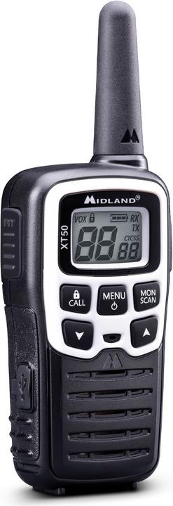 Actual product image Midland XT50 Adventure radios black/silver (8 km)