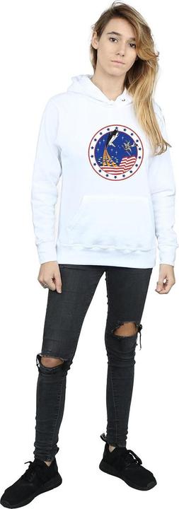 Immagine prodotto Nasa Classic Rocket 76 Felpa con Cappuccio Donna (L)